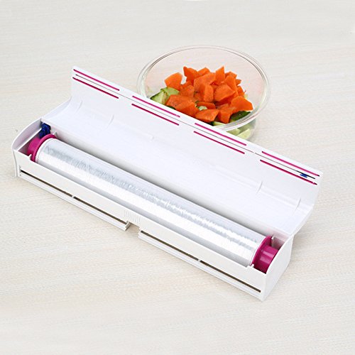Food Plastic Cling Wrap Dispenser Preservative Film Cutter Kitchen Tool Accessories Cooking Tools