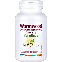 New Roots Herbal - Wormwood 100 Capsules 33-Day Supply - 270mg per Capsule Vermifuge - Support Healthy Instestine - Artemisia