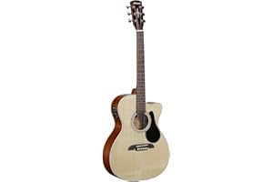 Alvarez RF26CE Folk Regent Series Guitar, Natural/Gloss