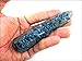 Jet Blue Kyanite Pointed Orgone Pencil Wand Massager Healing Reiki Meditation Decor Aura Protection Chakra Balancing Energy Approx 3 inch Long