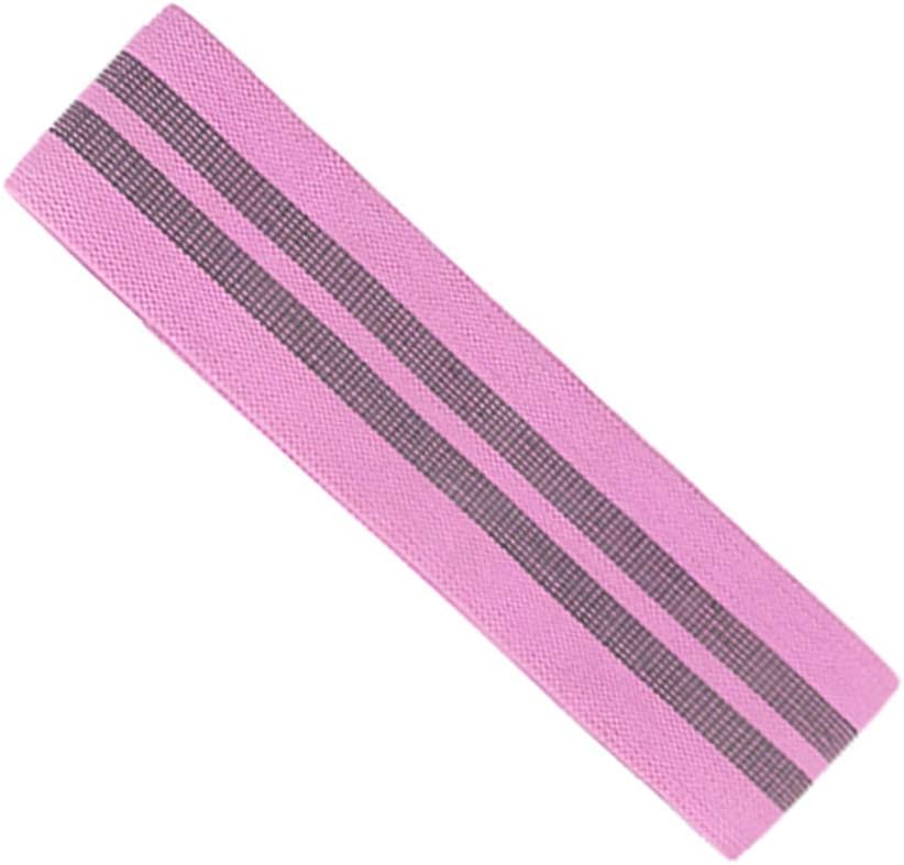 maylaceGym Workout Fitness Equipment Arms Legs Resistance Bands Training Elastic Band Hip Exercise(M,Pink)