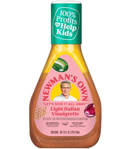 Amazon.com : Newman's Own Light Italian Salad Dressing, 16 oz : Grocery &  Gourmet Food
