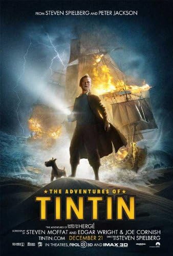 11 x 17 The Adventures of Tintin: The Secret of the Unicorn Movie Poster
