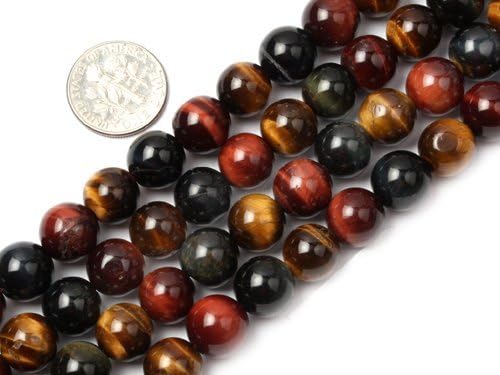 2mm Round Gemstone Tiger Eye Seed Beads Strand 15"