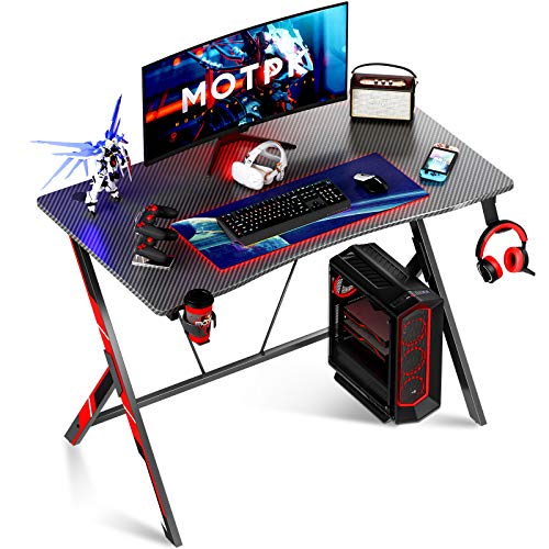 Motpk Gaming Desk 31 inch, Small Gaming Desk for Kids, Gift Idea, PC