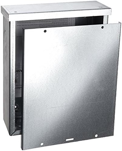 Wiegmann RSC121504G RSC-Series Wallmount Enclosure NEMA 1/3R Lift-Off Screw Cover with Knockouts, Galvanized Steel, 15 x 12 x 4 by Wiegmann