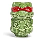 Geeki Tikis Teenage Mutant Ninja Turtles Mini Tiki Mug RAPHAEL, LEONARDO, MIKEY or DON (Red (RAPHAEL))