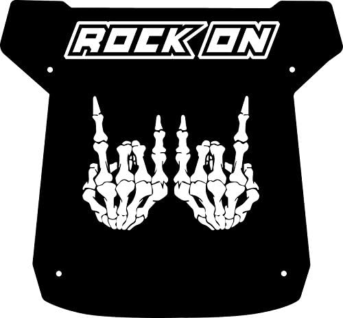 RZR 900 1000 XP1K Turbo Polaris ROCK ON MOAB ROOF GRAPHIC VINYL DECAL STICKER Matte Black