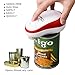 Electric Can Opener, Restaurant Can Opener, BangRui Automatic One Touch Hands Free Smooth Edge Can Opener for Arthritis, Red