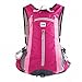 TECOOL Diaper Bag Backpack, 15L Capacity Nappy Changing Backpack Multi-Function, Pink