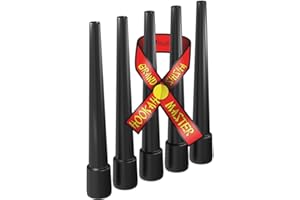 BudPro BLACK LINE Hookah Tips - Hookah Hose Tips Mouthpiece Disposable Black - 50 Extra Long lollipop hookah mouth tips plast