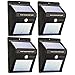 Tagital Solar LED Lights 20 LED Wireless Waterproof Motion Sensor Outdoor Light for Patio, Deck, Yard, Garden with Motion Activated Auto On/Off (4-Pack)