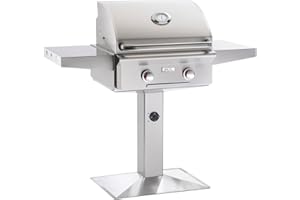 AOG American Outdoor Grill T-Series 24 Inch Natural Gas Grill On Pedestal