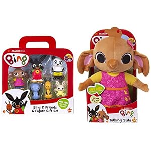 Bing-3519-Friends-6-Figure-Gift-Set-Talking-Sula-Soft-Toy-25cm-suitable-from-birth Bing 3519 & Friends 6 Figure Gift, Set