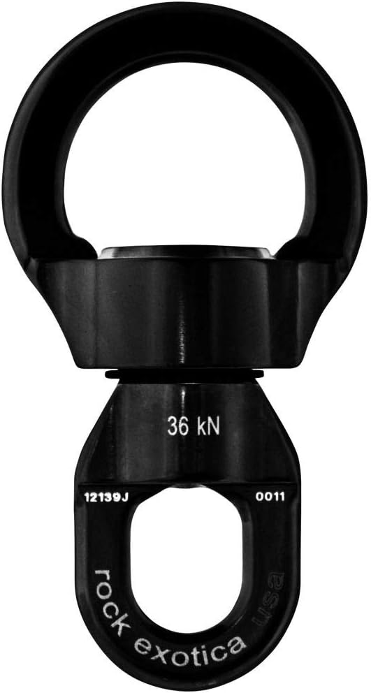 Rock ExoticaStainless Steel Swivel – Heavy Duty Corrosion-Resistant Swivel for Steel Components and Marine Environments – Made in The USA