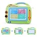 Magnetic Doodle Board with Enclosed Back Panel for Toddlers, Travel Size Magnetic Thicken Drawing Writing Tablet-Erasable Mini Sketching Pad with Pen 2 Stamps for Kids Childrens Birthday Gifts