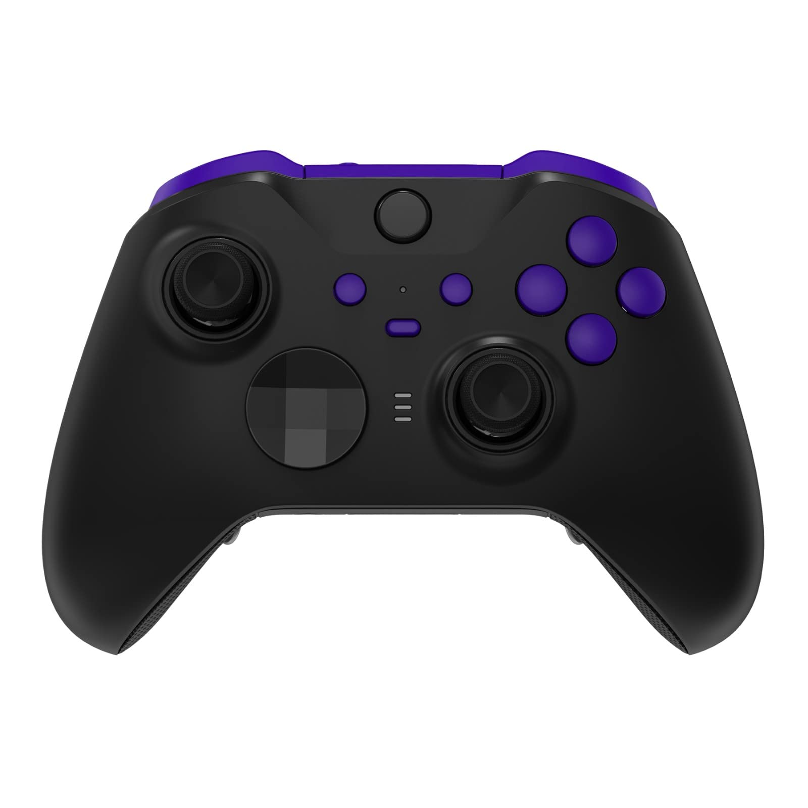 eXtremeRate Purple Replacement Buttons for Xbox One Elite Series 2 Controller, LB RB LT RT Bumpers Triggers ABXY Start Back Sync Profile Switch Keys for Xbox Elite Series 2 Core Controller Model 1797