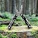 Multi Tool with Sheath - Multitool Camping Tools EDC Gear - Everyday Carry Tool - Pocket Screwdriver Knife - Safe Locking Stainless Steel Blades - Internal Spring Loaded Pliers
