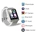 Yuntab Mobile U8 Watch SmartWatch Bluetooth 3.0 Silicone Wristband for Apple iOS smartphone iphone 4 / 4S / 5 / 5C / 5S / 6 Android Samsung S2 / S3 / S4 / Note 2/3 Note HTC Nokia (White)