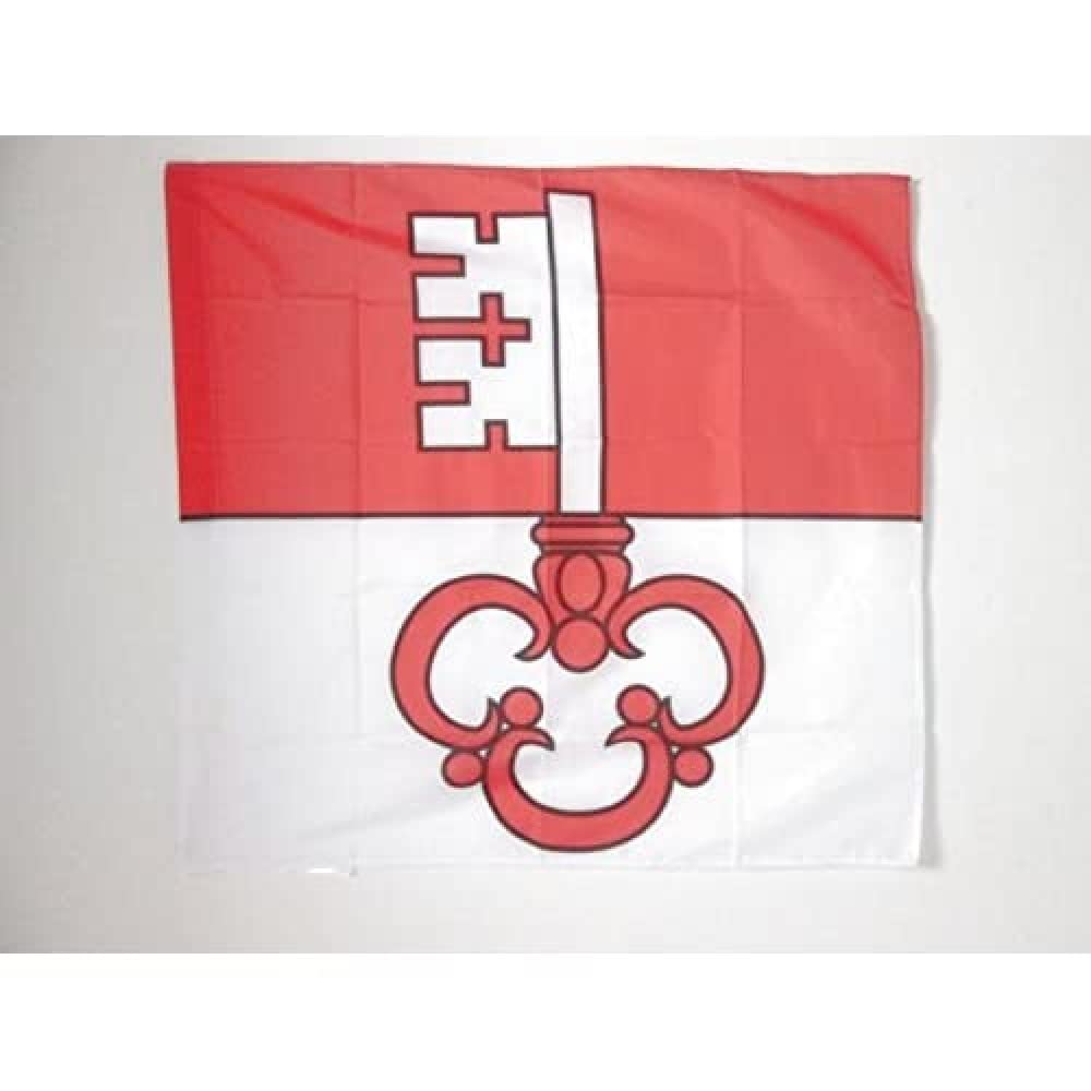 AZ FLAG - Canton of Obwalden Flag - 3x3 Ft - 100% Polyester Obwalden - OW Banner with Sleeve - Fade Resistant - Vivid Colors - 3' x 3' Feet - 90x90 Cm