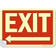 SmartSign First Aid Left Arrow Vinyl Label | 10x14 Inch, Laminated, 3M Air Release Adhesive - View #8