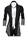TAM Ware Mens Classic Fashion Marled Open-Front Shawl Collar Cardigan