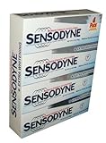 Sensodyne Maximum Strength & Extra Whitening (pack of 4)Net Wt 6.5 oz(184g)per tube