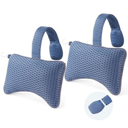HUGABOW 2-Pack Large Pillows (Blue) for Hot Tub