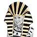 Egyptian headpeice Costume Pharoah - King TUT for Men and Women Costumes - Headdress Crown hat Black and Gold Head Piece Egyptian Pharoh