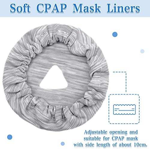 6 Packs Mask Liners for Full Face Cushions Reusable Soft Mask Face