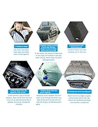 Uxcell 315 mil 8 mm 16.36sqft aislamiento térmico para auto Pad Underlay Espuma de amortiguación de sonido autoadhesivas y tapete de auto 60"x 40"