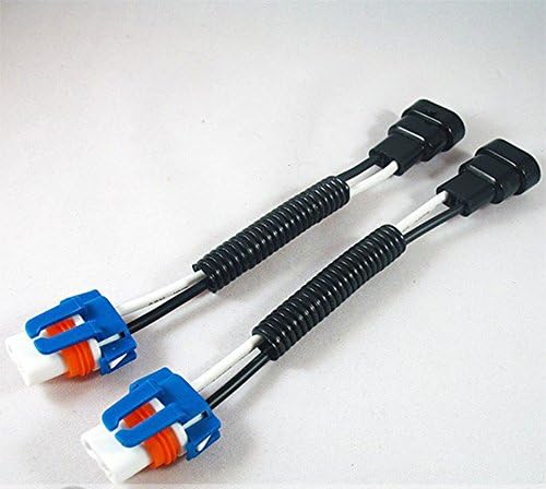 AutoTechSalon HB4 / 9006 Premium Ceramic Male to Female Sockets Hi Temp Headlight Foglight Bulb Harness 100w (1 Pair)