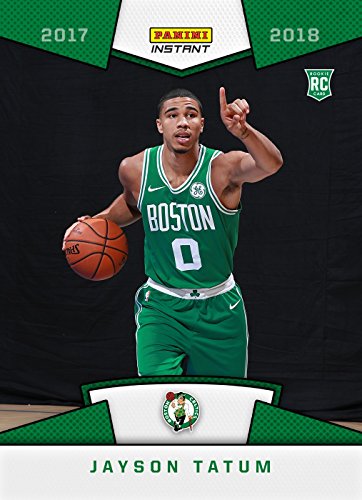 2017-18 Panini Instant NBA Basketball #36 Jayson Tatum Rookie Card - 1st Card in a Boston Celtics Uniform - Only 472 made!