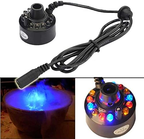 dipshop 12-LED Ultrasonic Mist Maker Fogger Water Fountain Pond