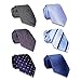 AVANTMEN Classic Men's Neckties - Lot 4/6/9 PCS Neck Ties for Men Classy Woven Jacquard Slik Ties