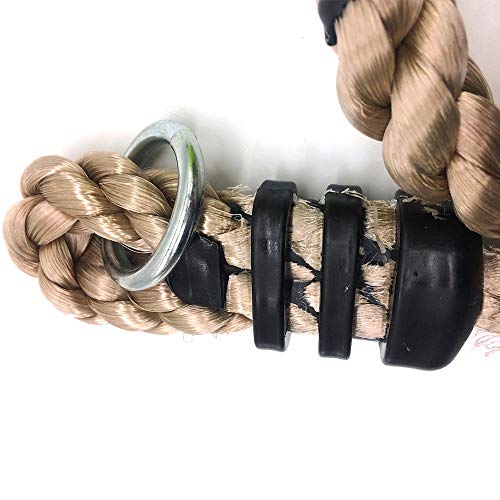 HAPPY PIE PLAY&ADVENTURE Kids Five Knotted Platforms Climbing Rope for Playground Sets / Tree House Exercise Toy - Green