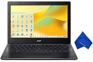Acer Chromebook 311 11.6" HD Laptop - Intel Celeron N4500, 4GB RAM, 64GB eMMC, Chrome OS (with Microfiber Cloth) - Star Black