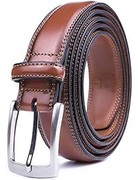 Brown Belt, Fashion & Classic Design for Dress and Causal (Size 30 (Waist 28), Basic Brown)