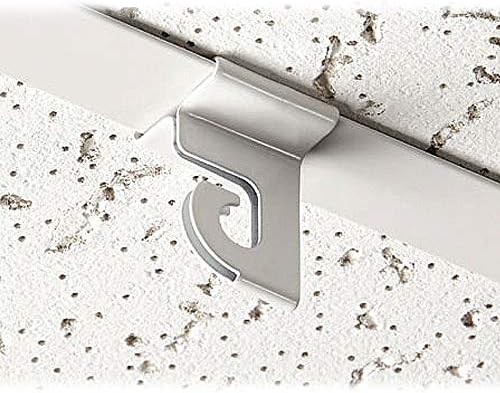 Extra Heavy Duty White Aluminum Drop Ceiling Hooks One Piece