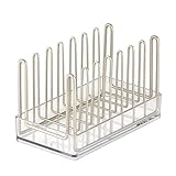 InterDesign Clarity Sponge & Scouring Pad Holder, Clear/Satin