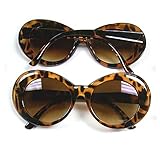 Jackie O's Tortoise Sunglasses Brown Lenses