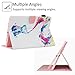iPad Air Case, iPad Air 2 Case, iPad 6th/5th Gen Case, Dteck iPad Case 2017/2018 PU Leather Folio Stand Case, Auto Wake/Sleep Magnetic Protective Cover for iPad 9.7 2018/2017, Elephant Rainbow