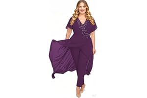Chiffon Mother of The Bride Pant Suits for Women Dressy Casual Wedding Guest Outfit with Jacket