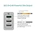 Quick Charge 3.0,Onlier 30W Qualcomm USB Wall Charger 3-Port USB Fast Travel Adapter for Samsung Galaxy Note8 / S8 / S8+ / S7 / Edge, iPhone X / 8 / 7 / Plus, iPad Pro / Air 2, LG G5 and More