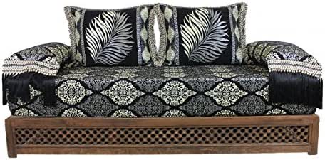 Casa Moro Oriental sofá marroquí, Asiento cojín Asiento, Esquina, Sark