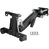 ARKON Mounts - Forklift Locking Tablet Mount with 8.5-inch Shaft Arm Adjustable Flexibility Effortless Installation Engineered for Warehouse Vehicles Fits iPad and Samsung Tablets