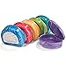Marble Retainer Cases with Labels, Assorted Colors, 24 Pack