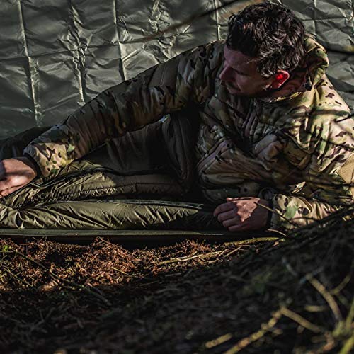 Snugpak Fleece Sleeping Bag Liner with Full Length Side Zipper, Polyester Fleece, Warm Thermal Insulation, Black - Thumbnail 5