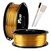 Silk Gold 3D Printer 1.75mm PLA Filament 1kg 2.2lbs Spool High Diameter Accuracy Widely Compatible for 3D Printer, Silk Metallic Gold PLA 3D Printer Filament by TTYT3D