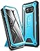 YOUMAKER Kickstand Case for Galaxy S8 Plus, Full Body with Built-in Screen Protector Heavy Duty Protection Shockproof Rugged Cover for Samsung Galaxy S8 Plus 6.2 inch - Blue